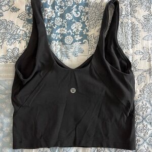 Lululemon Black Align Tank Top Crop Size 4